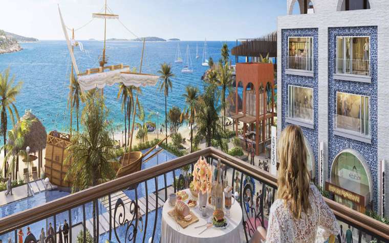 Phối cảnh khu shophouse Vega City Nha Trang — nguồn: tài liệu chủ đầu tư